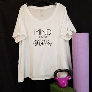 Livi Active 22/24 Scoop Neck Tee w/ Knot Sleeves